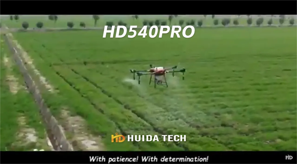 Huida Tech Agriculture Drone, pulverização 40L, espalhamento 50kg, nova atualização